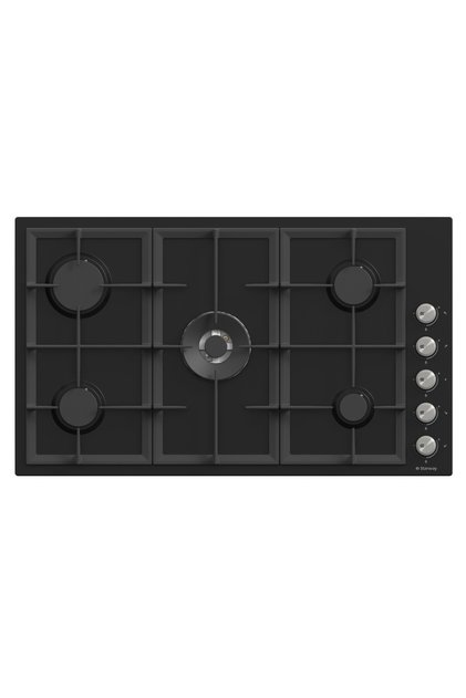 Starway Gas Hob 90 cm - 5 Burners - Turkish - Black