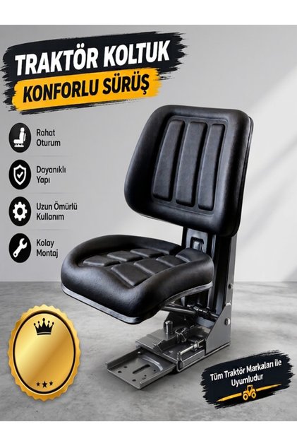 Traktör Koltuğu İleri Geri ayarli ve Kg ayarlı FİAT-FORD-NEW HOLLAND-MASSEY FERGUSON-