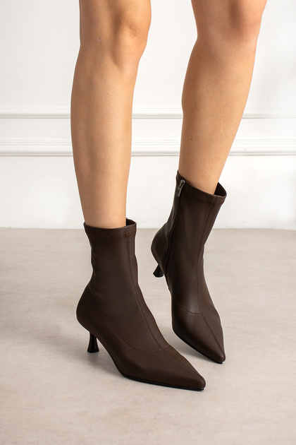 Margot Thin Tube Thick Heeled Luxury Women's Stretch Boots
