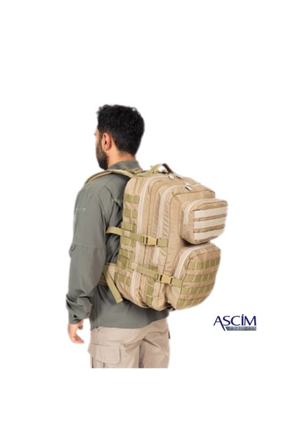 46 Liter Tactical Military Camping and Hiking Backpack - 600D Cordura Fabric