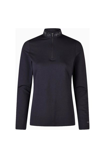 Stone Detailed Luxury Sporty Stylish Women's Polo T-Shirt