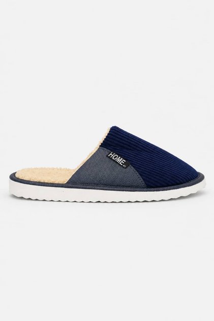 Men's Winter House Slippers Plush Insole Corduroy Comfortable Casual House Slippers