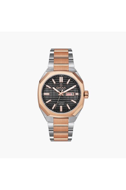 Men's Automatic Round 40 MM Butterfly Buckle Watch | OSA043C2CI
