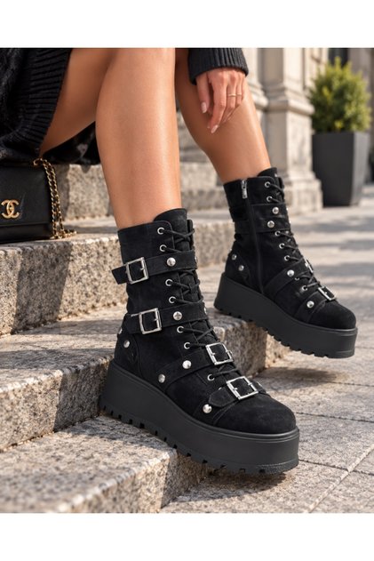 Γυναικείες μπότες / I-Jamila Dot Black PN