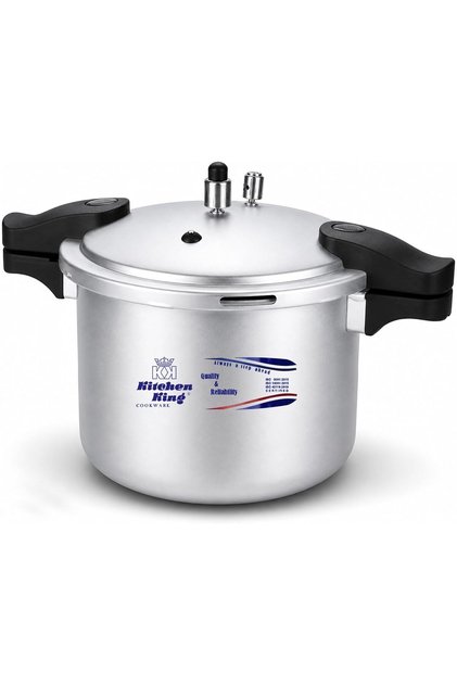 kk Blaze Pressure Cooker, Safe, Durable Anodized Aluminium, Satin Finish, Pressure Control, Extra Safety, Indication Pin, Easy Opening, Controlled GRS, Heat Resistant Handle (5 Liters)