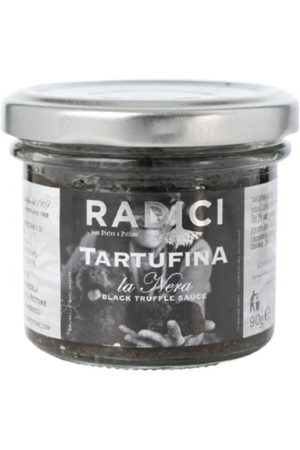 San Pietro a Pettine Black Truffle Sauce 90g - For Drizzling over Meat, Bread, Pastas, Pizza & Fries - Salsa al Tartufo Nero -Versatile Topping Or Condiment For Seasoning Cooking And Baking.