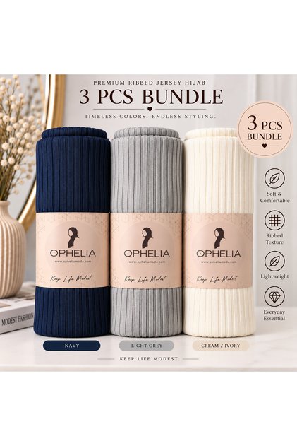 Premium Ribbed Jersey Hijab