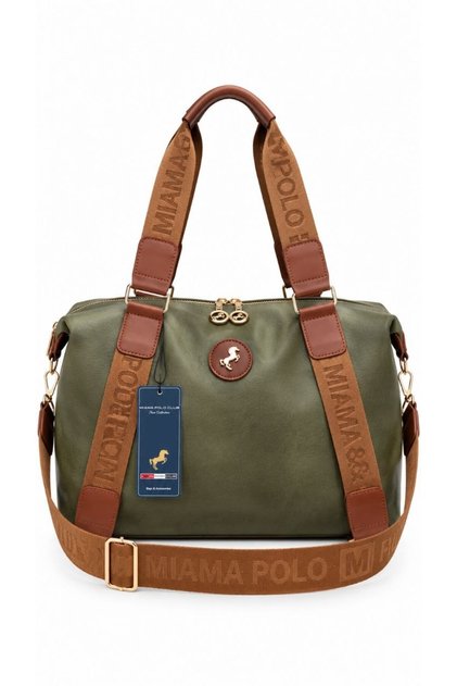 Miami Polo Clup Women's Loose-Fitting Soft Oversized Size Shoulder Bag (Size 33X29 cm)