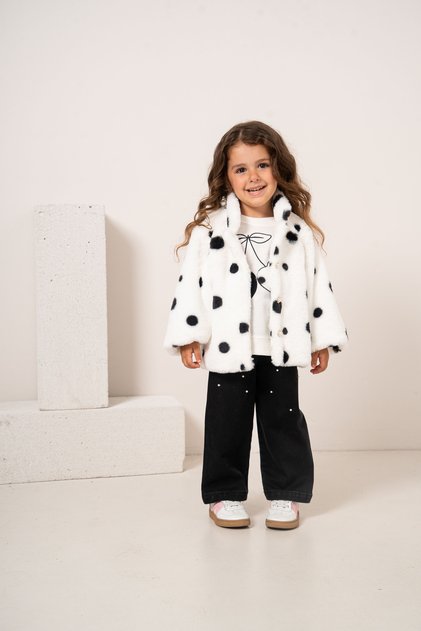 Baby Girl & Child Plush Jacket and Pants 3-Piece Set