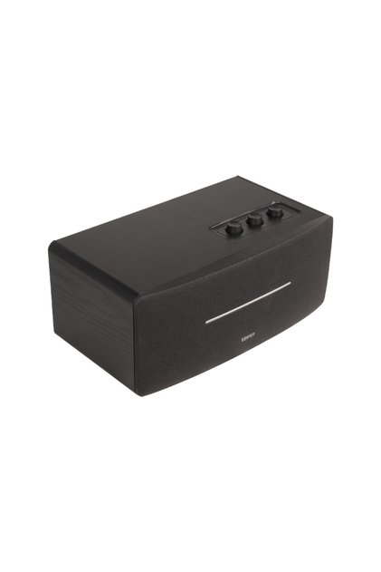 D12 70W RMS Bluetooth 5.0 Entegre Masaüstü Stereo Hoparlör – RCA/AUX Girişli, Uzaktan Kumandalı - Siyah
