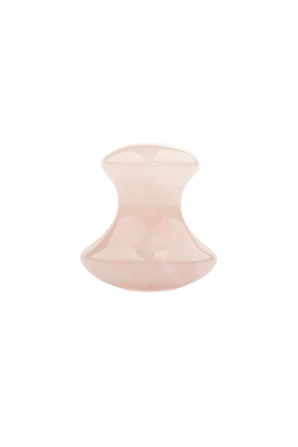 Pink Quartz Natural Massage Stone (Mushroom Gua Sha)
