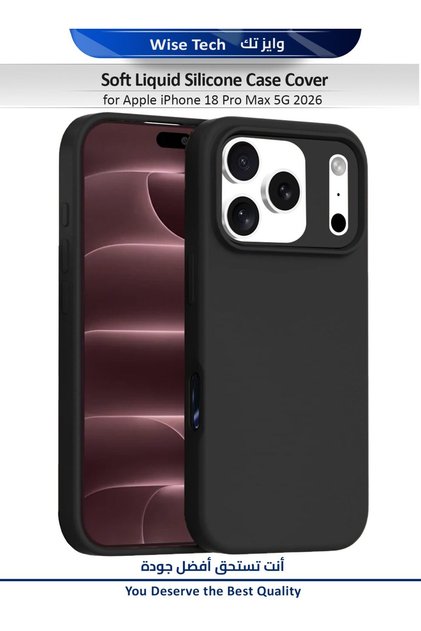 Apple iPhone 18 Pro Max 5G 2026 Soft Liquid Silicone Case Cover