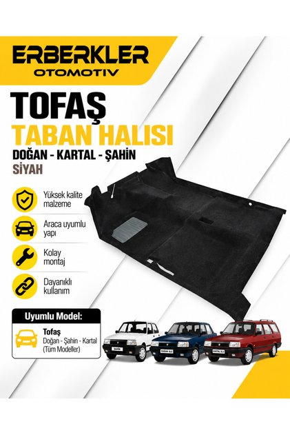 Taban Halısı Siyah Doğan Kartal Şahin
