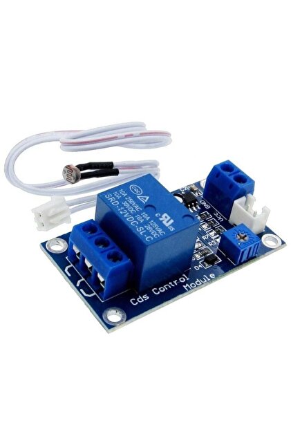 XH-M131 12V LDR Işık Kontrollü Röle Modülü - Gece-Gündüz Sensörü