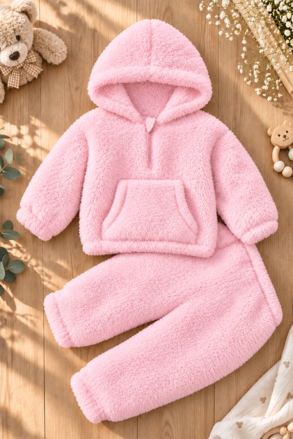 Girl, Boy, Baby and Child Zippered Plush Double Set