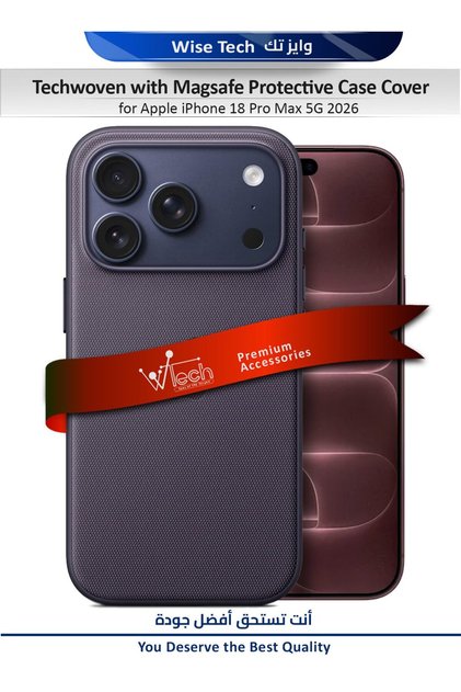 Apple iPhone 18 Pro Max 5G 2026 Techwoven with Magsafe Protective Case Cover