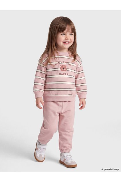 Quality Pieces from Çelebi Store Striped Baby Girl Set