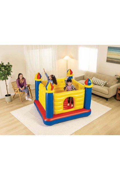 قلعة القفز الهوائية والنطاطة للأطفال من إنتكس (Intex 48259) - مقاس 175 × 175 × 135 سم
