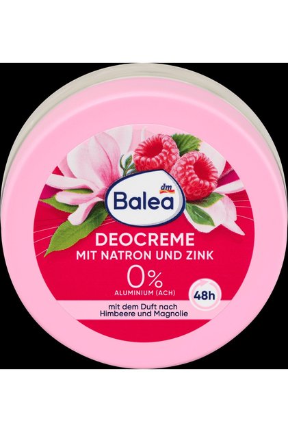 deodorant crema cu zmeure, 50 ml, pentru femei, fara aluminiu