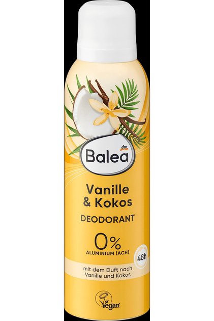 deodorant spray femei cu vanilie si cocos, 200 ml, parfum dulce si tropical