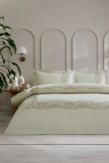 Vivaces Single Elastic Sheet Duvet Cover Set