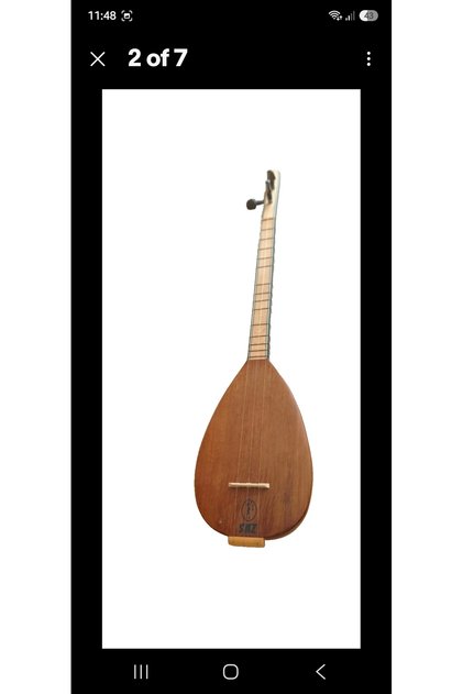 Oyma Dut Cura Carved 3 Strings Cura Saz Baglama With Free Case