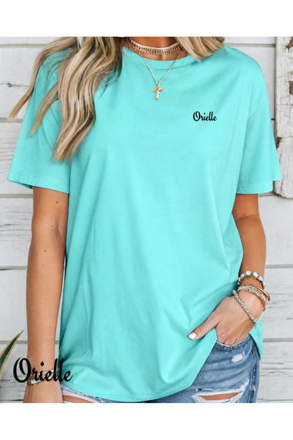 Tricou Relaxed Fit Basics – Verde Mentă