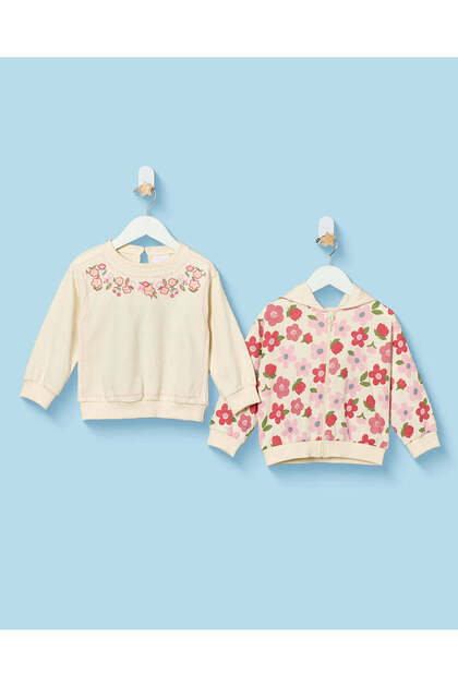 Infant Girls Assorted Round Neck Sweatshirt