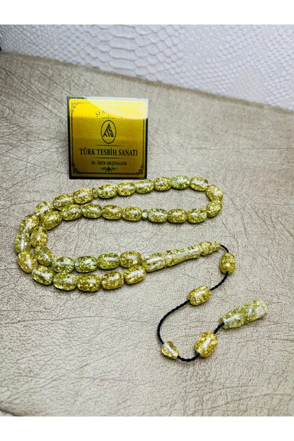Golden Rosary Gold Leafed Tesbih