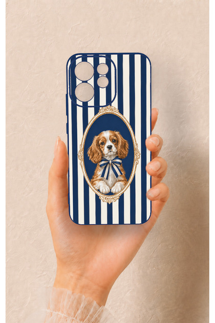 Oppo Reno 15F Compatible Cute Dog Pattern Silicone Case
