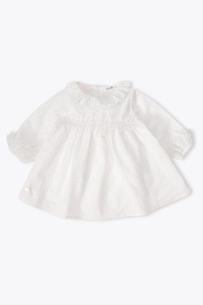 Woven Dress (Pretty Girl) Ecru