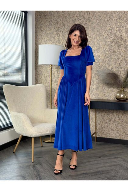 Rochie Candy Long - Albastru Regal