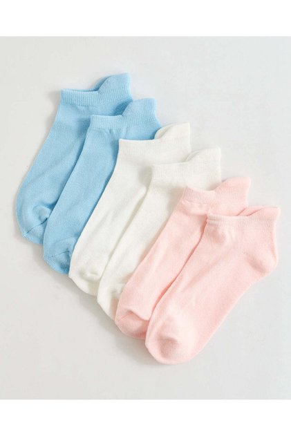 Women Assorted Ankle Length Socks 3 Piece Set