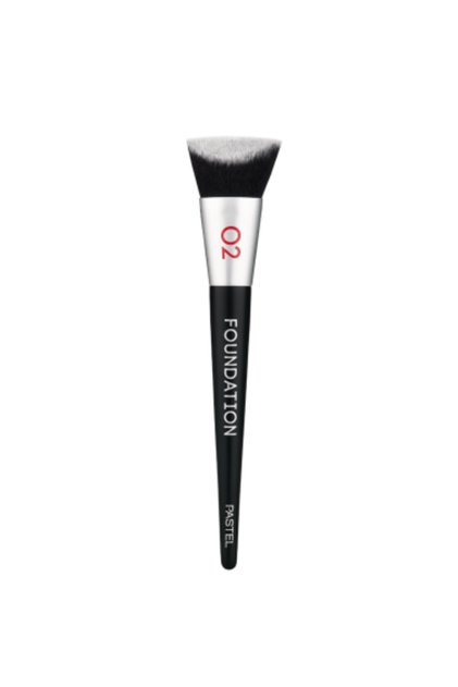 Pastel professional foundation and foundation cream spatula and blending brush - no. 02