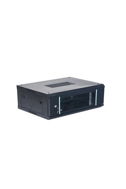 Rack 4U 600x450 Negru Hondao Montaj Pe Perete