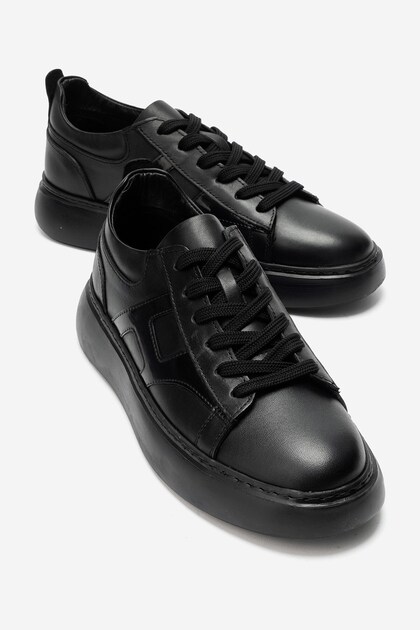 Genuine Leather, Thick Soled, Men's Leather Shoes