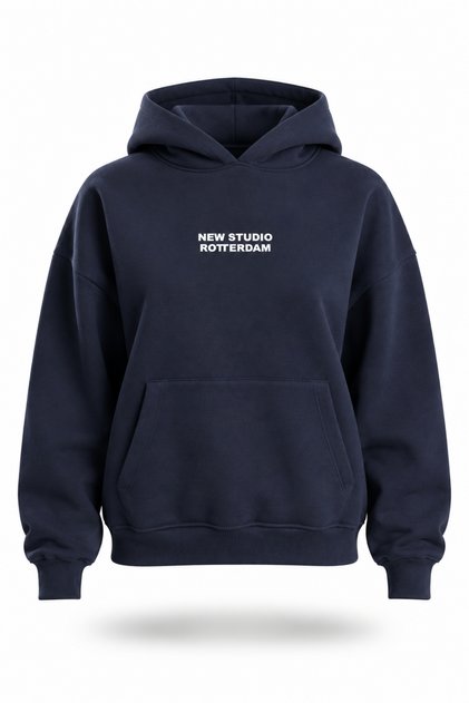 Navy Blue New Studio Rotterdam Printed Sweatshirt 12233
