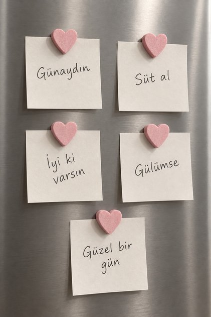 5'Lİ KALP BUZDOLABI MAGNETİ