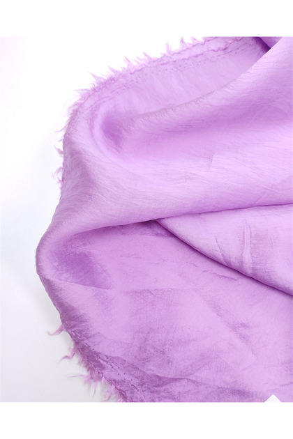 Thin Viscose Blended Organza-Like Woven Fabric in Lilac Color for Dresses & Blouses 150X300Cm