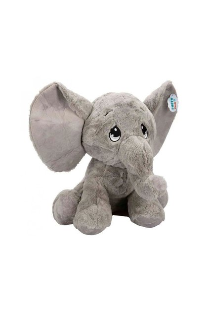 4777 Sun-Anb-Pff-Sk Plush Elephant with Big Ears Gray 45cm