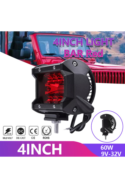 4 Inch LED Work Light Flood Spot Lights 9-32V 60W Super Light Driving Lamp For Offroad Car Truck ATV