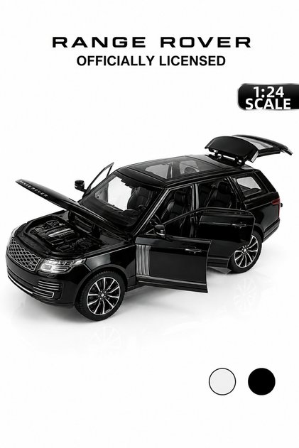 1:24 Range Rover 50. Year Special Series Diecast Metal Model Car Black Licensed