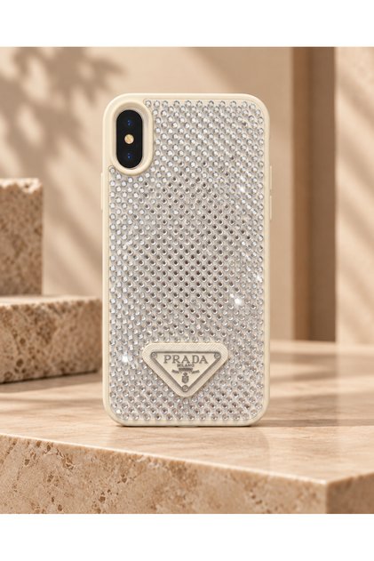 Shiny Diamond Rhinestone Diamond Sequin Glitter Lux Cover Case Compatible with iPhone X and XS (5.8 Inch)