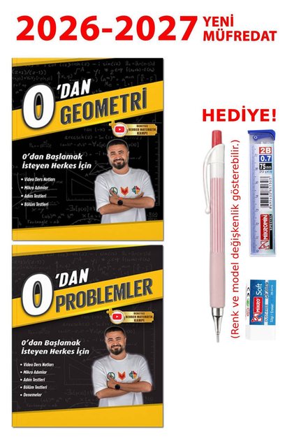 0'dan Geometri + 0'dan Problemler 2'li Set