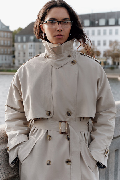 ９５０ⅲ Manuka ZURICH OVERSIZE TRENÇKOT KUM - Fiyatı, Yorumları