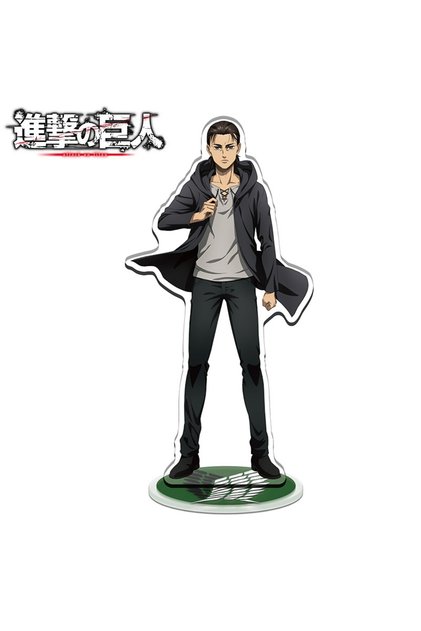 Bandai Attack on Titan 06 Attack on Titan Anime Acrylic Figure Stand Eren Rivaille Mikasa Model Desk
