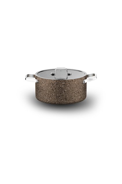 Stone-Age Terra 24 cm Non-Scratch Fireproof Non-Stick Induction Deep Pot