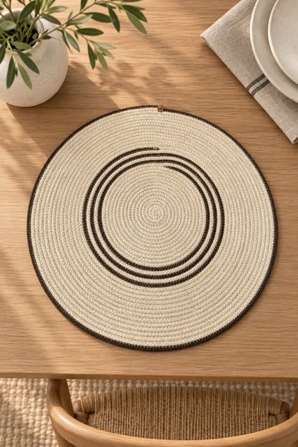 Light Mink Brown Runner Multi-Purpose Cover / Living Room Table Cover / Kitchen Cover (60 cm)