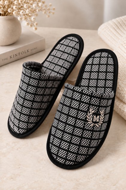 Embroidered Daily House Slippers