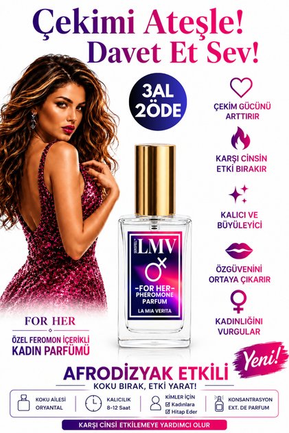 Feromon Özlü Parfüm – Etkili Çekici Sensfeel™ For Her Extrait 15 ml